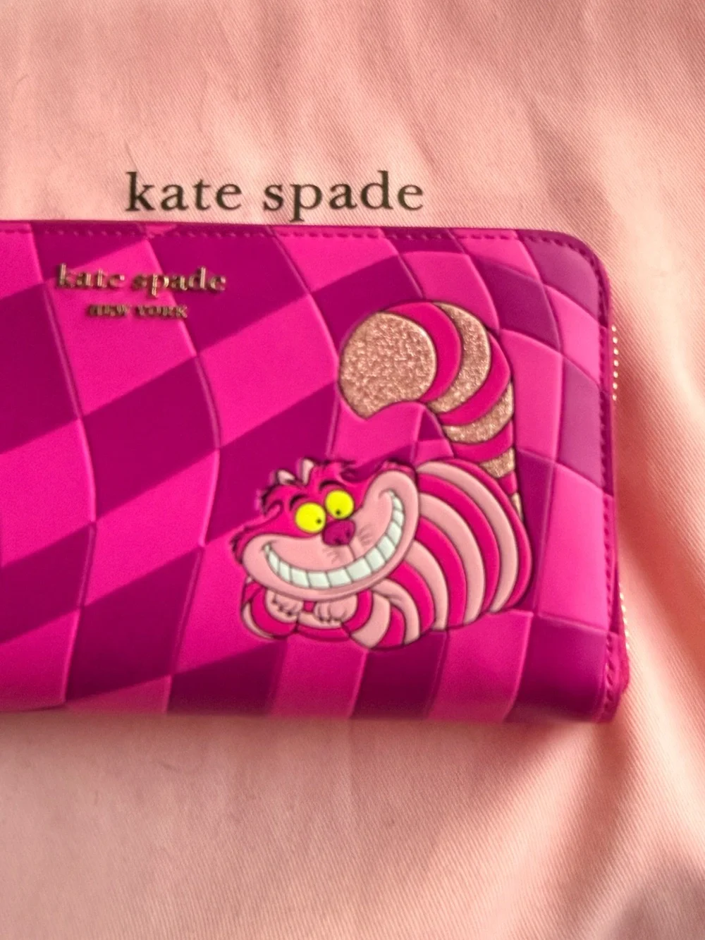 Kate Spade Disney Cheshire Cat Backpack and Wallet Set